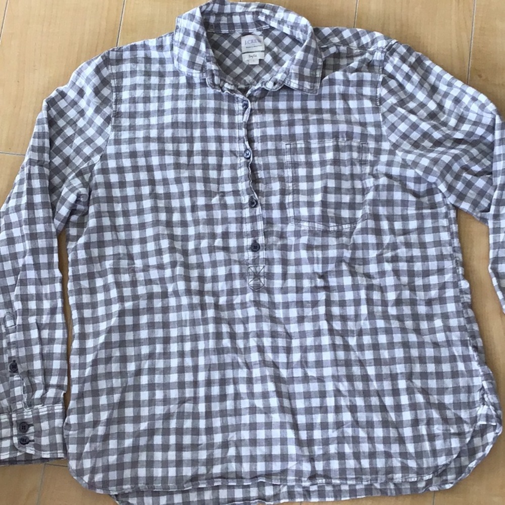 Jcrew half button up